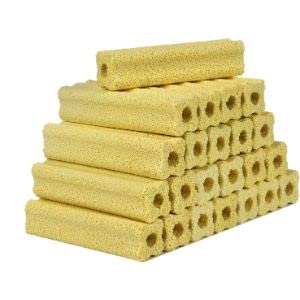 B&K 6.2-Inch Long Large Aquarium Filter Media, Ceramic Bio Media Blocks for Sump Tank Pond Fish Tank Media 40Pcs