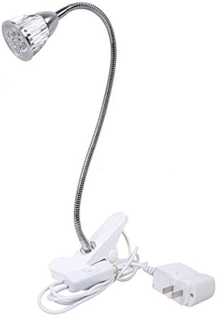 LED Grow Light, Hgrope 5W LED Clip Desk Lamp Clamp Flexible Neck 360 Degree for Hydroponic Garden Greenhouse