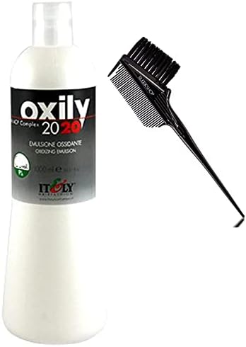 IT&LY It&ly Colorly 2020 Italy Oxily Oxidizing Emulsion Developer, Hydrogen Peroxide for Hair Color Dye Haircolor (w/ Sleek 3-in-1 Brush Comb) Itely Italian Beauty (20 Volume / 6% - 33.8 oz)