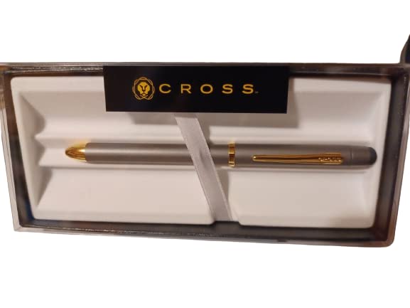 Lápiz multifunción Cross Tech 3+ gris titanio oro bolígrafo capacitivo