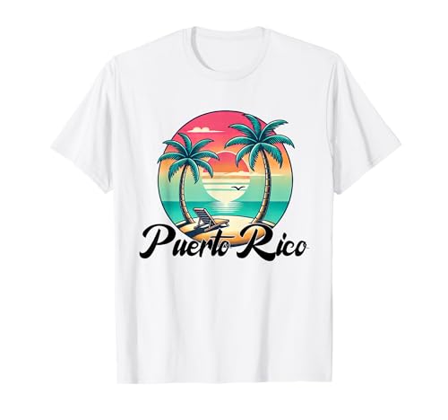 Puerto Rico Souvenir Boricua Viajes Vacaciones Puertorican Camiseta