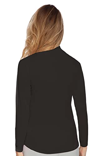 Jamie Sadock® Sunsense® Mandarin Collar Layering Shirt for Women – Long Sleeves – Blended Nylon2