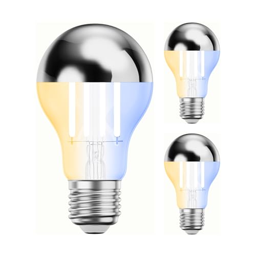 ledscom.de 3 Pieces E27 LED Bulb, A60, Warm White, Cool White (2700-7000 K), 4.8 W, 486lm, Smart Home, WLAN, Alexa