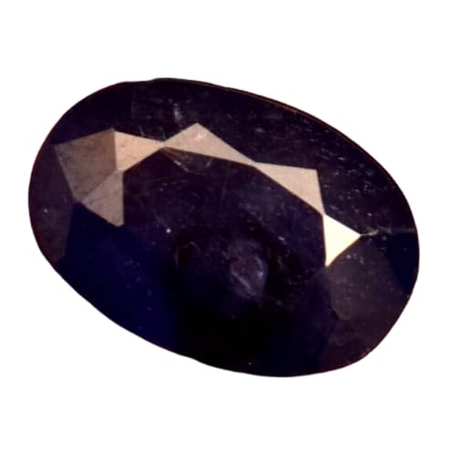 Saphir bleu de Ceylan naturel ovale véritable pour éviter les imitations en bijouterie