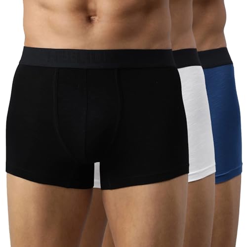 Image of HEELIUM Bamboo Underwear Trunk for Men | 3X Softer Than Cotton & Odour Free | Stretchy Fabric & Durable Waistband