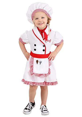 Fun Costumes Girl's Toddler Fresh Chef Costume 4T