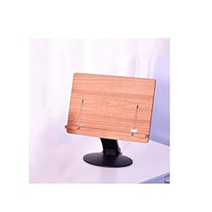 boekenstandaard Boekhouder Dienblad en pagina Papier Clips-Cookbook Reading Desk Draagbare Stevige Lichtgewicht…