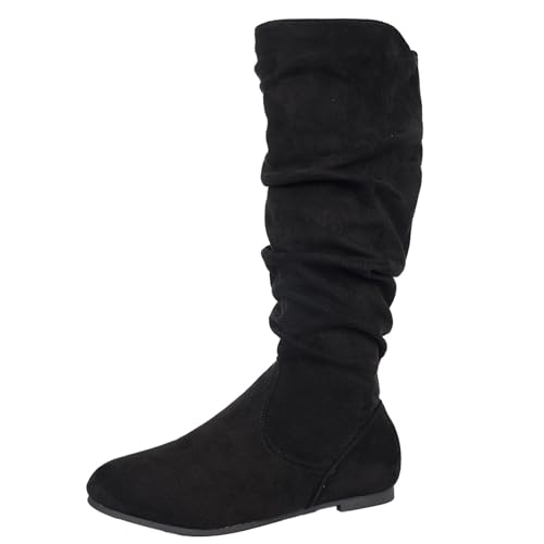 Bottes mi-mollet plates pour marcher en ville avec style pendant l'hiver 2026