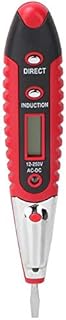 VD700 Digital Test Pencil Multifunction AC DC 12-250V Tester Electrical Test Pencil Detector Voltage Detector Test Pen(Red)