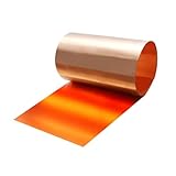Kupferblechrolle 1000 x 200 x 0,3mm – Weiches Kupferband aus 99,9 % Reinkupfer, biegsam & leitfähig – Für Dach, Heimwerker, Elektronik, Kunst & Modellbau