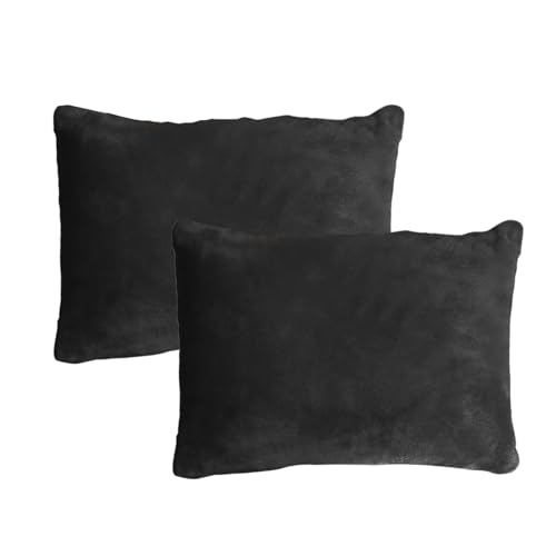 Reisekissen-Set – Mini-Stützkissen mit 2 Packungen, weiche Stofffüllung, tragbare, glatte Polsterung, flauschiges Polsterdesign | gemütliche Sitzgelegenheit