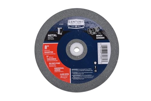 Image of Century Drill & Tool 75881 Bench Grinding Wheel, 8″ 90 Grit