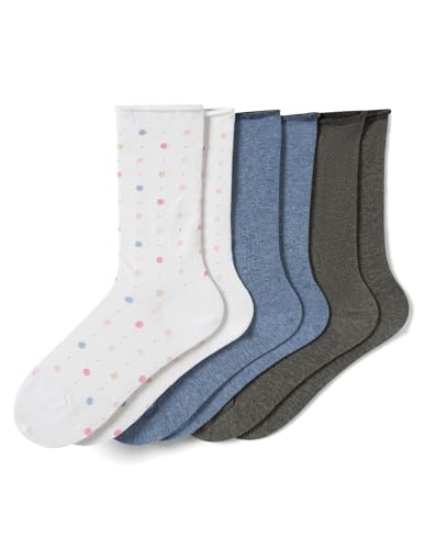Image of HUE womens Jeans Sock (Pack of 3)