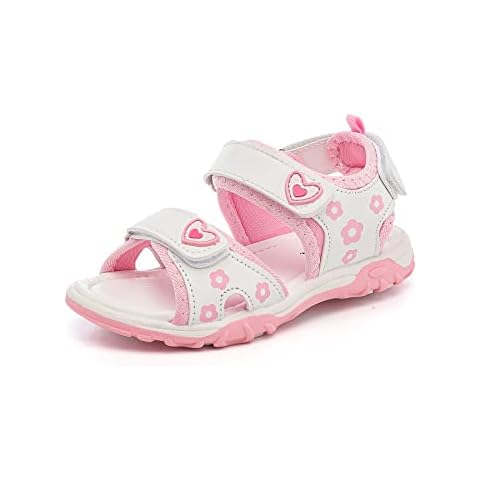 peggy piggy Kids Sandals Boys&Girls Outdoor Hiking Sports Sandal Girls Pool Beach Shoes Summer Water Shoe Sneakers(PP2209-wte-27) Cover