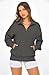 PRETTYGARDEN Womens Half Zip Oversized Sweatshirts Fleece Hoodies 2026 Trendy Long Sleeve Pullover Tops Y2k Fall Spring Outfits (Dark Grey,S)