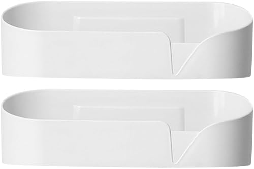 Organizador de baño, organizador de baño, 2 piezas, organizador de ducha de baño, estantes de drenaje de ducha, montaje en pared, estante de ducha