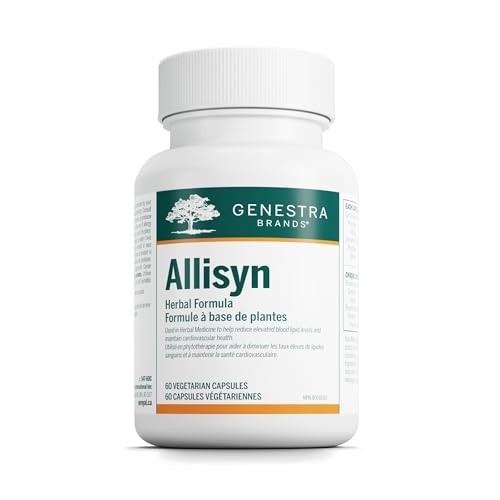 Genestra Brands – Allisyn – Garlic and Cinnamon Herbal Formula – 60 Vegetable Capsules