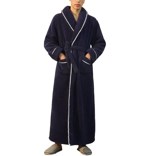 Peignoir homme chaud et moelleux contre le froid hivernal à la maison