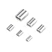 Sutemribor 240PCS 6 Sizes Aluminum Crimping Loop Sleeve Assortment Kit for Wire Rope and Cable
