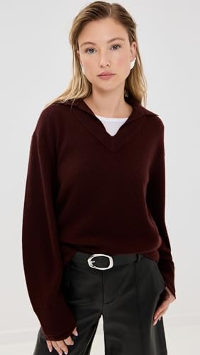 Vince Women's Collared Double Layer Pullover2