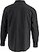 Legendary Whitetails Mens Western Flannel Shirt Button Up Brushed Cotton, Black Herringbone, XLT