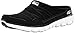 Skechers Women Air Streamer Mule Clog, Black/White, 9 M US