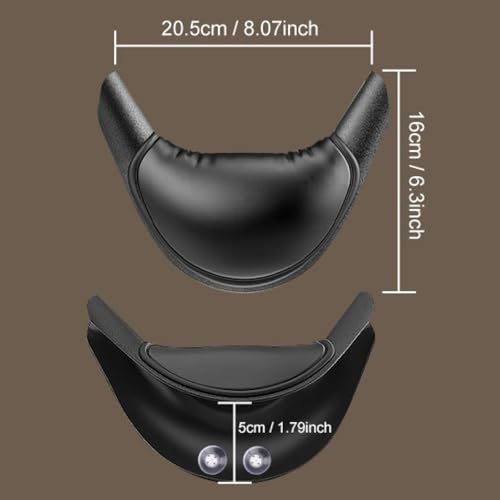 Almohada antideslizante para champú con soporte cervical ergonómico 2