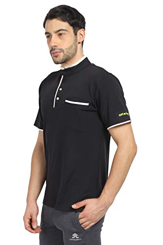 Image of OFF LIMITS Black Contrast Polo