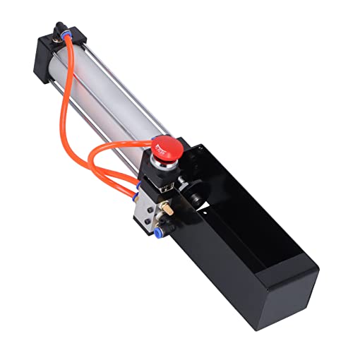 Aluminum Can Crusher with Push Button, Heavy Duty Pneumatic Cylinder for Recycling