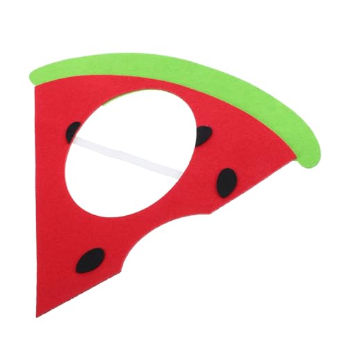 Homoyoyo Kreative Cartoon-fruchtmaske Aus Filz Für Partys Handgemachte Wassermelonenmaske Für Fotoshootings Und Cosplay Elastischer Sitz Für Jedes Alter