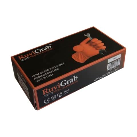 Guantes de Trabajo Desechables de Nitrilo Ruvigrab Cover