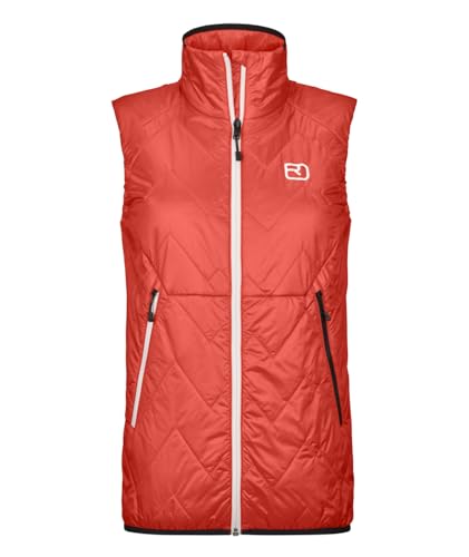 Ortovox Swisswool gilet sans manche corail pour ski de rando