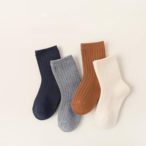 Baby Socks -4 Pairs Toddler Thick Winter Infant Kids Warm Cotton Crew Socks3
