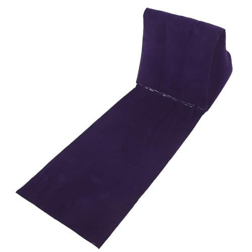 NUOBESTY Coussin Gonflable Extérieur Triangulaire en PVC Tissu en Flocage pour Soutien Confortable Tête Dos Lors D'activités de Plage