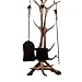 Wowser Rustic Antler Fireplace Tool Stand, Freestanding 3 Piece Set, 31 Inches