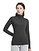 Dalavch 4 Pack Women’s Long Sleeve Turtleneck Shirts Basic Soft Slim Fit Turtle Neck Base Layer Underwear Tops Winter 1 Black 1 Heather Grey 1 White 1 Wine Medium