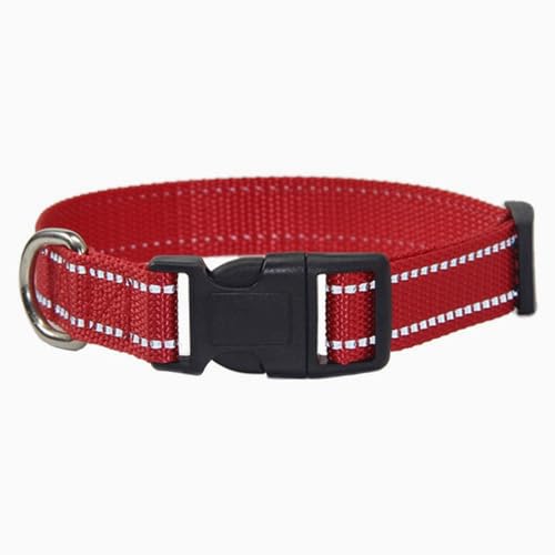Collar Reflectante de Nylon para Perro, Ajustable, Talla M miniatura 3