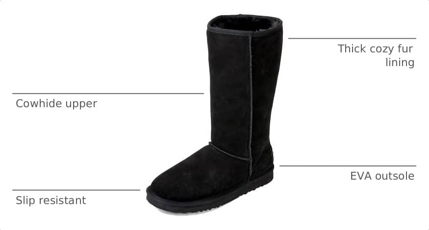 Image of AUSLAND Women's Classic Winter Snow Boots