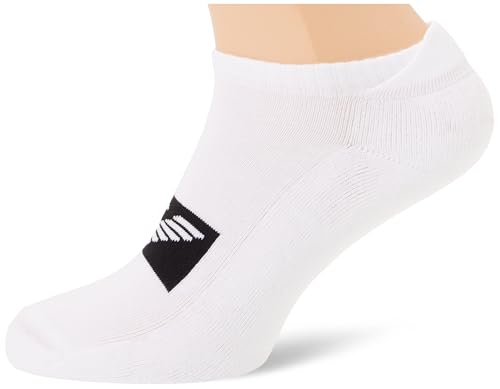 Emporio Armani Basic Sponge 2-Pack Socks Inside Lot de 2 Chaussettes, Blanc, Taille Unique Homme