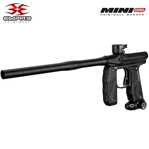 Image of Maddog Empire Mini GS Full Auto Paintball Gun Marker w /HPA Tank, Empire Halo Too Loader, Thermal Anti-Fog Paintball Mask Goggle, Neck Protector, 4+3 Harness & (4) Pods Starter Package