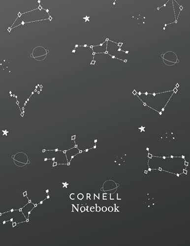 Cornell Notebook: Cornell Style Note Taking Pads for Students and Teachers, Graph Paper Quad Grid, Large Size Paper for High School, College and ... Simple, Minimalist Ruled Composition Notepad image 2