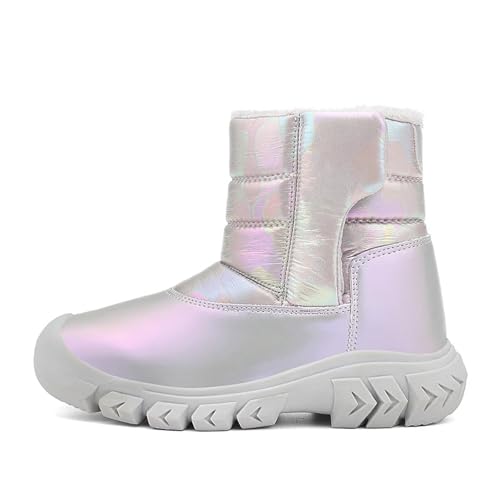 Boys and Girls Snow Boots Winter Waterproof Non-slip Cold-proof Shoes (Toddler/Little Kids/Big Kids)3