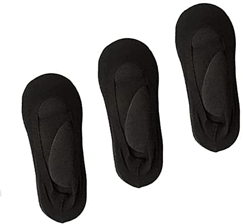 Oreq 3pcs Arc Soutien des Chaussettes 3D, Femmes sans Exposition de Chaussettes sans Glissement Invisibles Chaussettes, Chaussettes orthopédiques amorties, Chaussettes de Massage des Pieds Cover