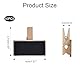 50 Hölzern Mini Tafeln Mit Klipp, Rechteckig,Mini-Tafeln Aus Holz,Deko Klammern Holz Tafel Für Pflanzen, Memo Notetaking, Food Label, Party, Dekoration, Hochze,4 X 2 cm