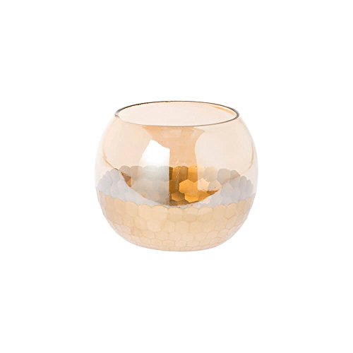 Preisvergleich Produktbild Riverdale Lognes Windlicht rund gold