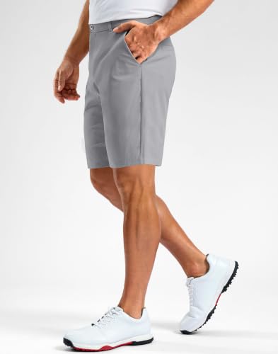Image of Soothfeel Men's Casual Shorts 5 /7 /9 Inch Golf Dress Shorts for Men Flat Front Work Lightweight Quick Dry with 4 Pockets