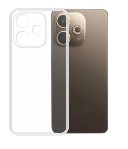 Image of COVERBLACK Soft Rubber Silicon Clear Case Back Cover for Compatible Model with Oppo A5 Pro 5G - Transparent