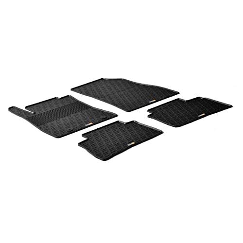 Travall Mats Tapis de Voiture Compatible avec Nissan Juke (2010-2019) Nismo (2013-2019) TRM1145 - Tapis de Sol en Caoutchouc sur Measure