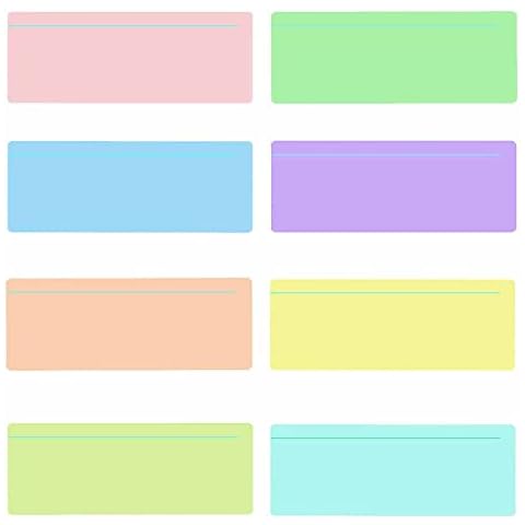 Dyslexia Overlays Reading Guided Strips Highlight Strips Bright Color for Dyslexia Reading Aids, Irlens Syndrome,and ADHD and Visual Stress Specialists for Children, Teacher, Reading Beginner 8 Pack Cover