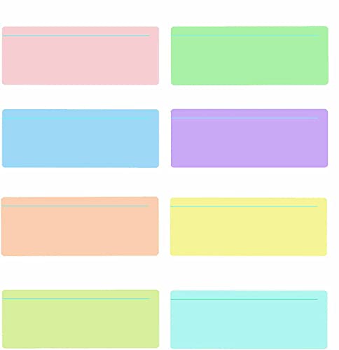 Dyslexia Overlays Reading Guided Strips Highlight Strips Bright Color for Dyslexia Reading Aids Irlens Syndrome and ADHD and Visual Stress Specialists for Children Teacher Reading Beginner 8 Pack